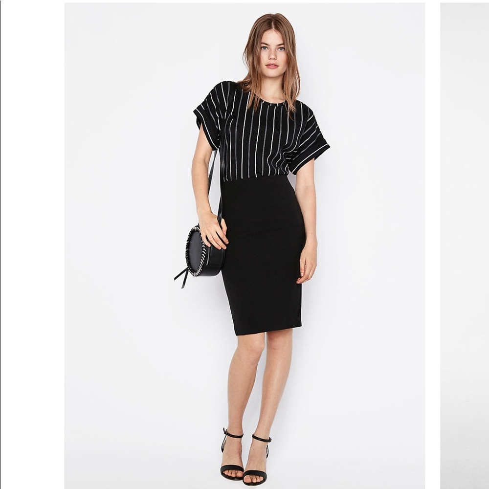 Express High Waisted Extreme Stretch Pencil Skirt